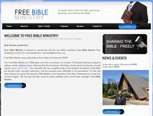 Tablet Screenshot of freebibleministry.org